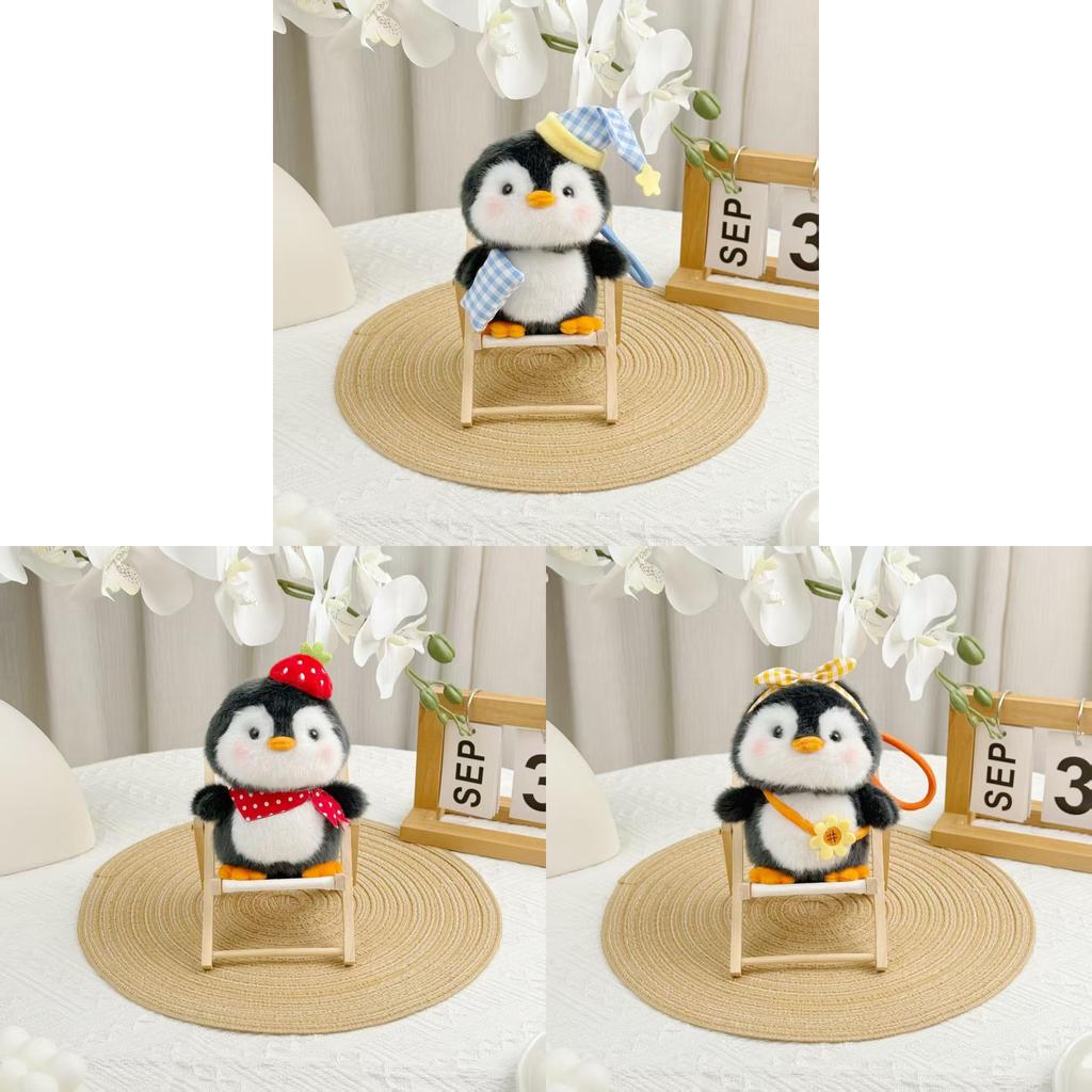 Penguin Plush Keychain With Soft Short Plush For Gifts And Bag Decor