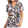 Women's T-shirt V-neck Nurse Uniform Casual and Comfortable Short Sleeved Women's Dreamy Printed T-shirt
