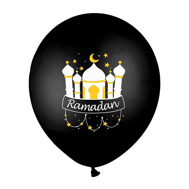 10Pcs Eid Mubarak Latex Balloon Ramadan Kareem Decoration Air Globos Ramadan Mubarak Muslim Islamic Festival Party Supplies 2025