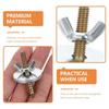 M6 Threading Cage Mounting Screws Three Lengths Heavy-Duty Construction Hardware Replacement Durable Metal Precise Threading