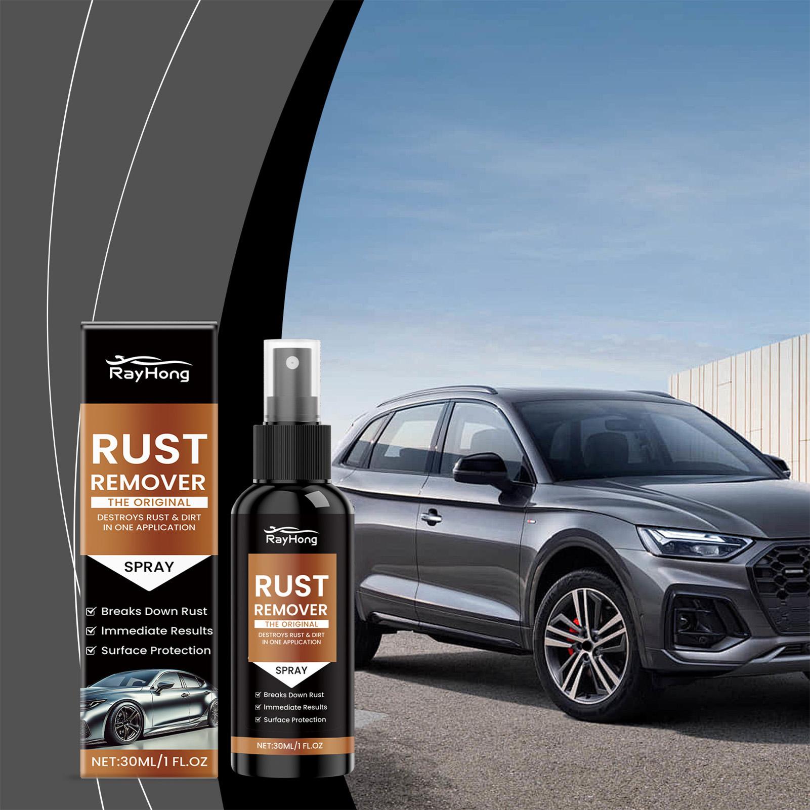 

Rust Remover for Cars Quick Acting Formula Removes Rust Oil Grease Protects Metals Spray and Wipe No Scratching 500ml A