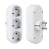 Safety Door Adapter Converter 1 to 2 Way Socket Converter Power Adapter  Electrical Plug