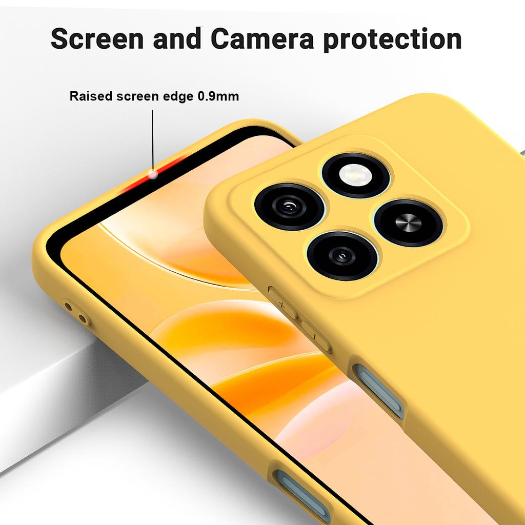 Pro ZTE Blade A55/A35 Pouzdro Tekutý Silikon Ochrana proti Poškrábání Kryt na Telefon s Poutkem na Ruku