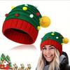Winter Tree Christmas Beanie Knitteds Fashion Fabric Extra Warm Hatsupplies