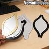 Golden Color Water Drop Mirror Sticker Removable Art Wall Mirror Sticker  Living Room Decoration