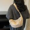 New Women Commuter Hobo Bag Comfortable and Versatile Texture Crossbody Shoulder Bag Large Capacity Suede Leather Storage Bags