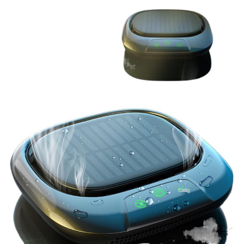 Солнечный автомобильный очиститель воздуха: Деформальдегидизирующий и дезодорирующий ионизатор