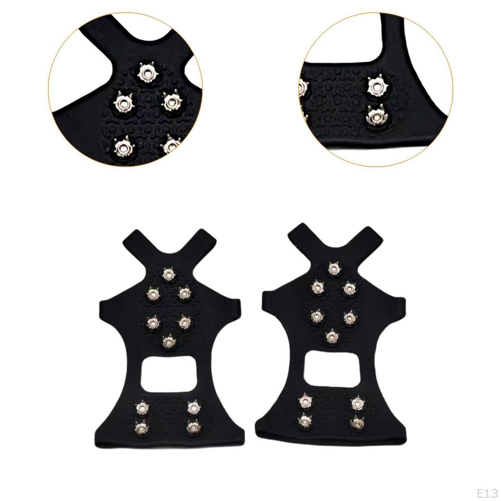 1 Paar Schuhsteigeisen Eiskrallen Gripper Überzüge Anti-Rutsch Griffe Schnee Traktion