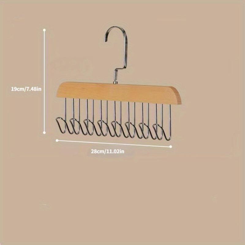 Вешалка с подтяжками, крючок из цельного дерева, вешалка, волнообразная вешалка, многофункциональная вешалка для одежды в общежитии, место для хранения нижнего белья A