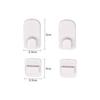 BLOSUN Remote Control Holder, Hook for Storage Instead of Remote Control Rack, Strong Adhesive Wall, No Damage, Neat Storage, Paste Type Remote