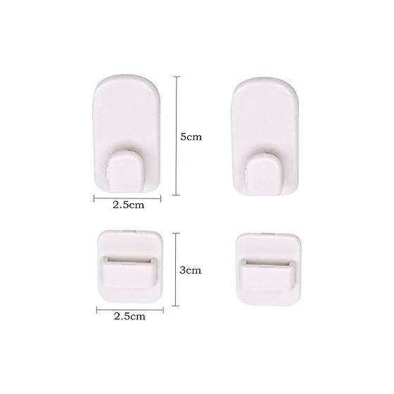 BLOSUN Remote Control Holder, Hook for Storage Instead of Remote Control Rack, Strong Adhesive Wall, No Damage, Neat Storage, Paste Type Remote