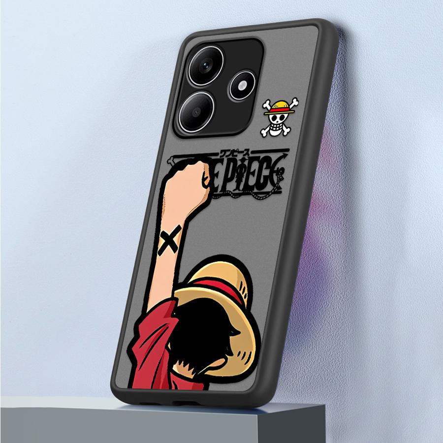 Funda Back Phone Cover Case for Xiaomi Redmi Note 14 12 14C 11 13C 9S 10 A4 13 Pro Plus One Pieces Zoro Luffy