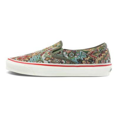 Nigel Cabourn X OG Classic Slip-On LX Carpet Green Mix Unisex Sneakers Multi-Color VN0A45JK9T9