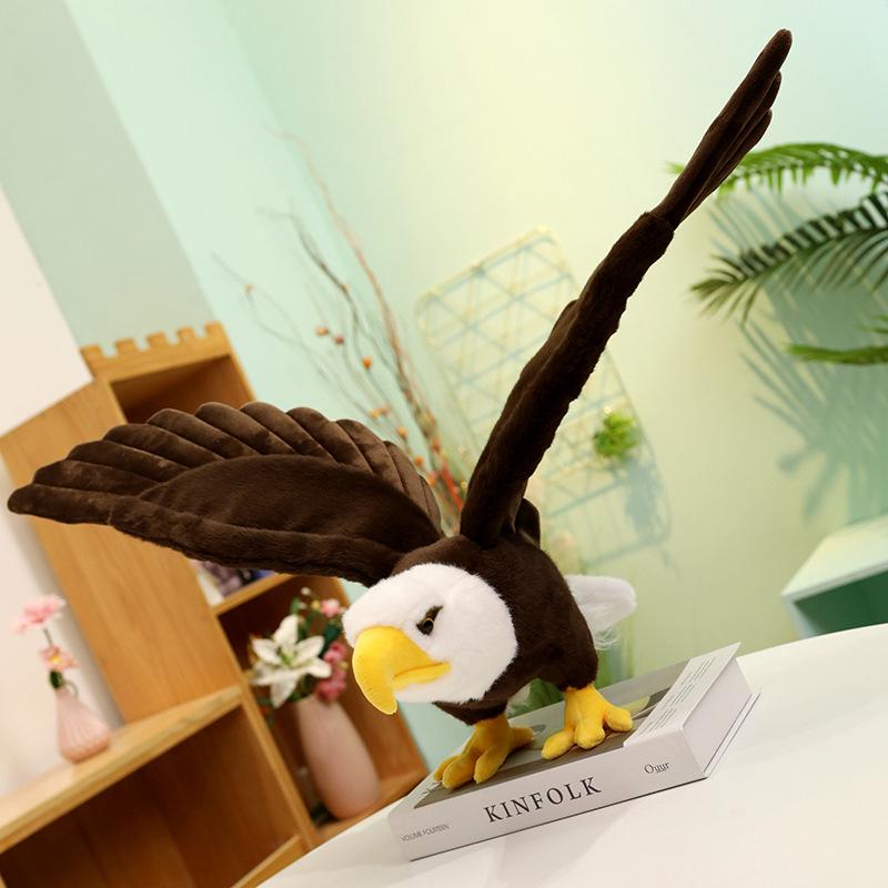 Cross-border Bald Eagle Plush Toy for Home, Office, or Living Room Decor