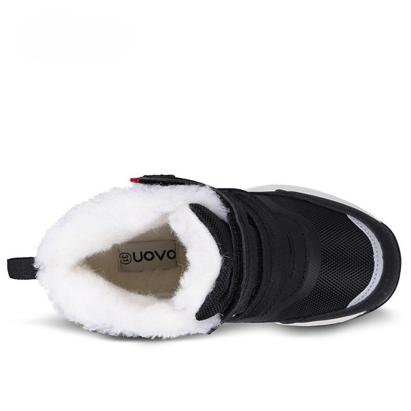 Kinder Große Baumwolle Schuhe Winter Neue Mädchen Schuhe Wolle Stiefel Gepolsterte Warme Schnee Stiefel Jungen Turnschuhe