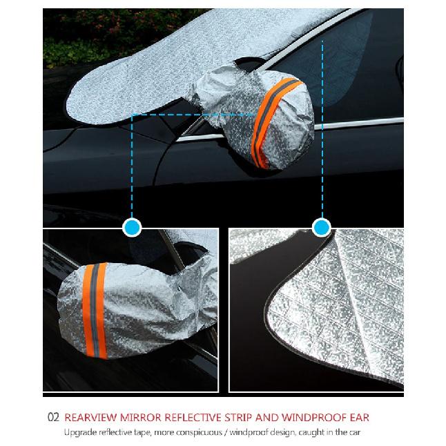 Car Snow Cover Car Cover Windshield Sunshade Outdoor Waterproof Anti Ice Frost Auto Protector Winter Automobiles Exterior Cover