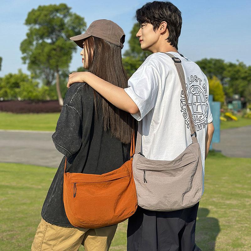 Crossbody Bag Unisex Lightweight Shoulder Bag Large Capacity Student's Handbag
