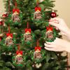 Christmas Wooden Photo Hanging Ornament for Holiday Tree and Wall Decor