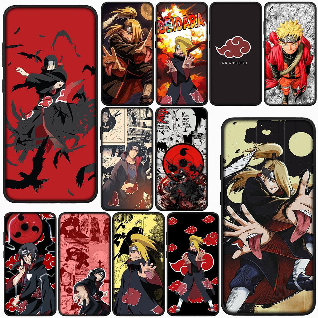 Cover for OPPO A40 A80 A60 A38 A79 A15 A16 A17 A18 A58 A78 A57 A53 A40M 4G 5G Phone Case Deidara Narutos Itachi Uchiha Akatsuki