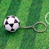 European Styles Football Sturdy Imitation Leather Keychain Souvenir Pendant Decoration for Fan and Collectors Wear