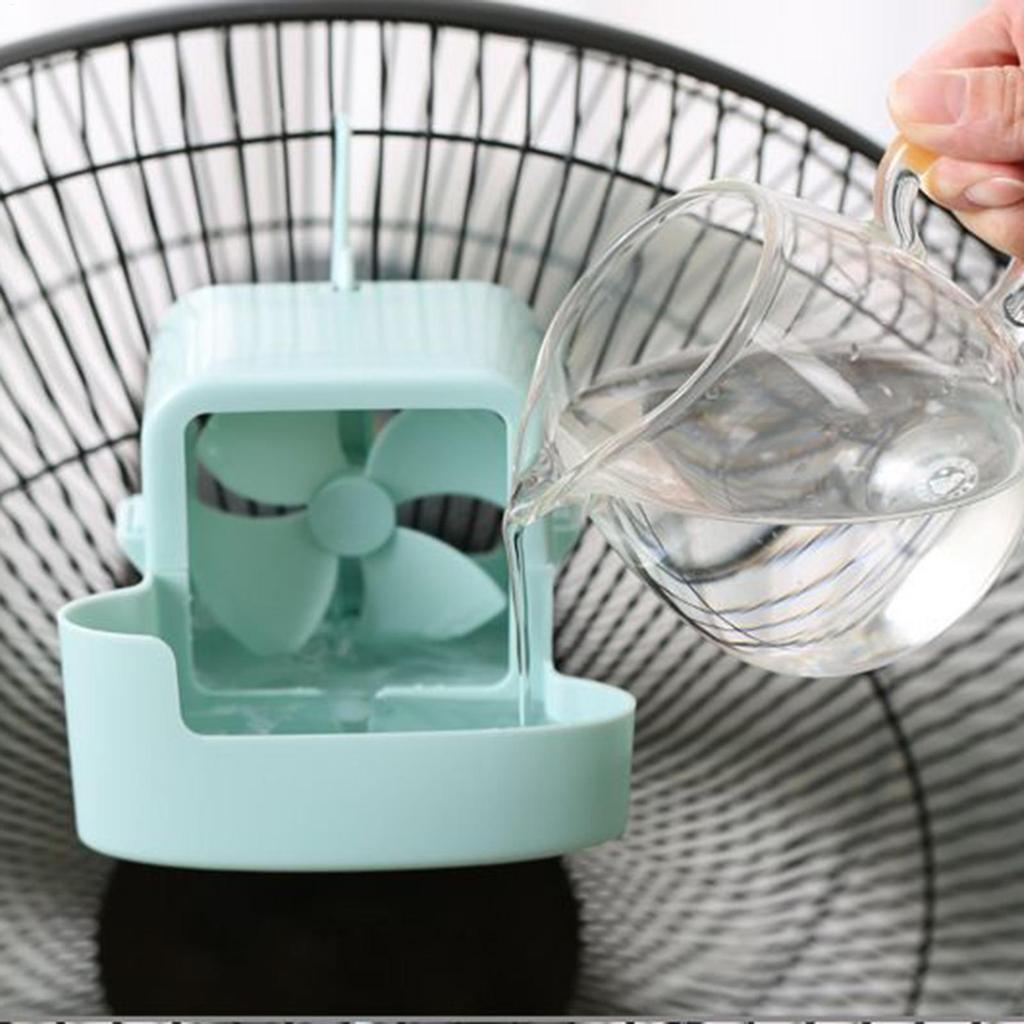 Electric Fan Hanging Cooling Tool with 4 Ice Cup Household Floor Fan Mist Cooling Adapter Hangable Ice Holder Cooler Accessories