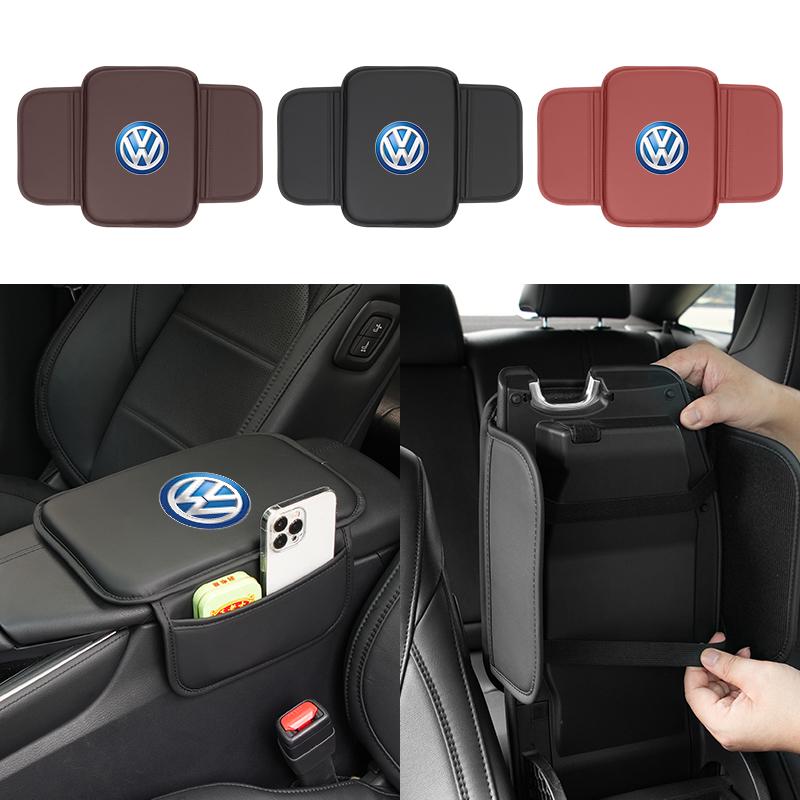 Car Center Console Protector Cover Armrest Box Cushion With Storage Function For VW Scirocco Jetta Beetle Golf Passat Tiguan Ce3