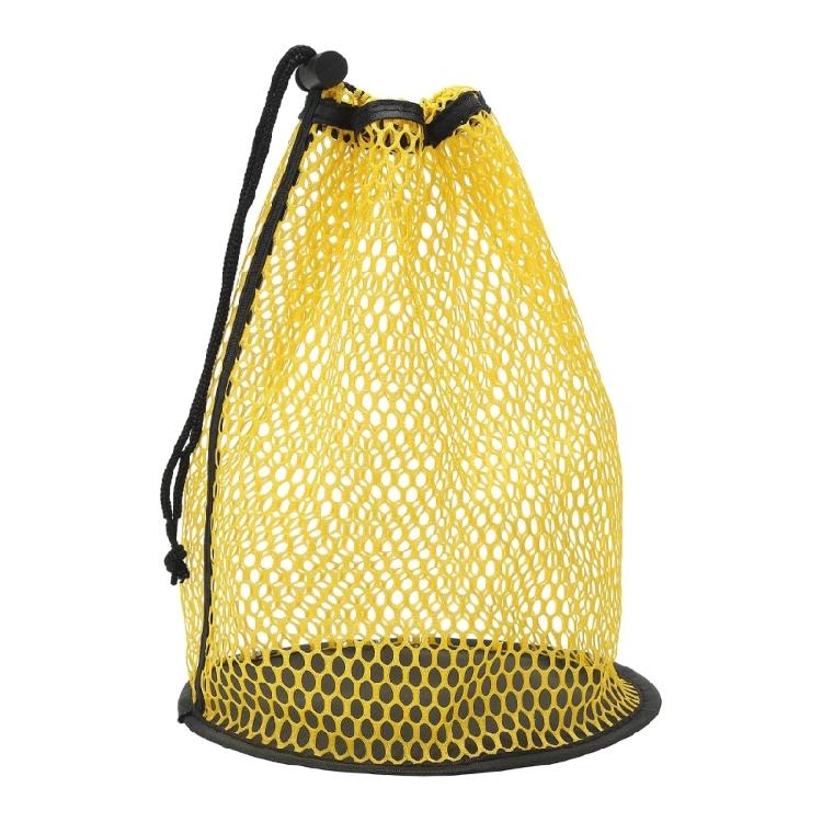 Sports Mesh Storage Organiser Pack of 4 Piece Drawstring Bag Holds 50 Golf Balls Lightweight Polyester Net Bag