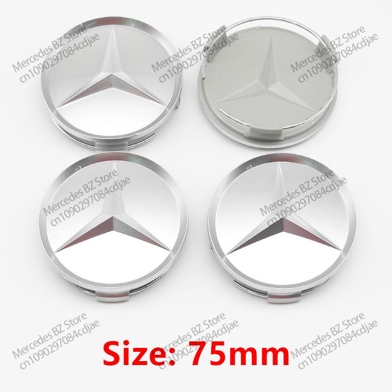 4pcs 56mm 60mm 75mm Car Wheel Center Logo Hub Cap For Mercedes Benz AMG Apple Tree W211 W205 W213 W203 C218 A207 CLA CLS E Class