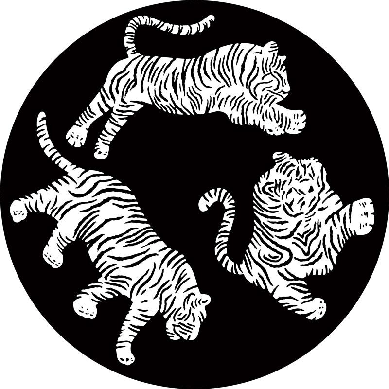 Light Luxury Bedroom Decor Round Carpet Thickend Plush Bedside Floor Mat Fluffy Soft Rug Leopard Pattern Carpets for Living Room