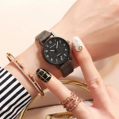 BK01 Casual and Fashionable Women Watches Artistic Retro Stone Patterned Belts Quartz Watches Gifts Watches for Woman