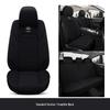 Universal Breathable Linen Seat Cover Set for Five-Seater Cars - Durable and Fully Enclosed