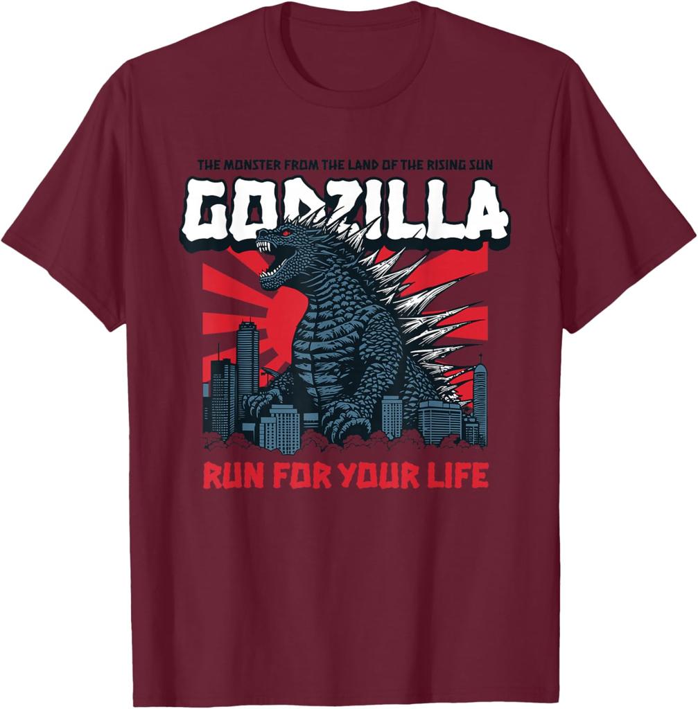 Monster - Godzilla Run For Your Life T-Shirt S-6xl
