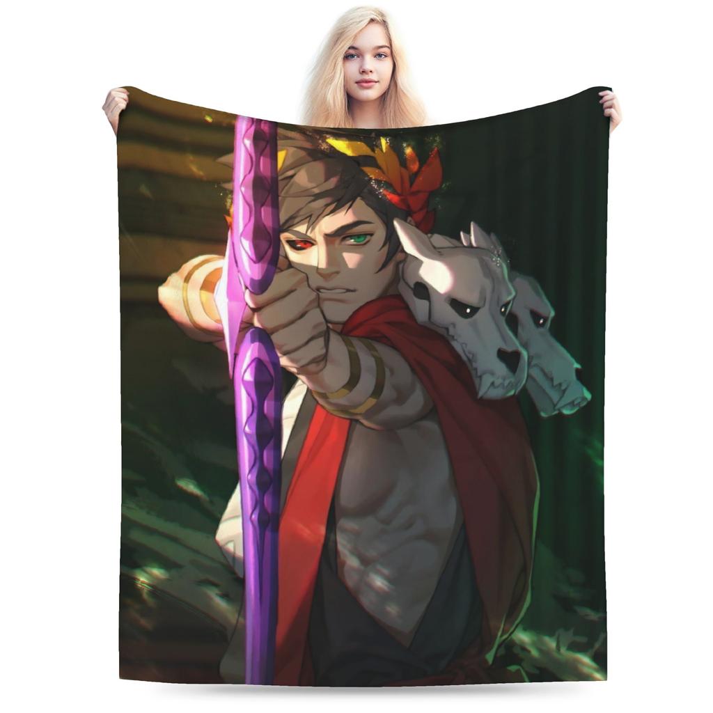 Hades Zagreus Plush Blankets Girls Boys Flannel Bedding Throws For Bedroom Soft Warm Design Quality Bedspread Birthday Gift