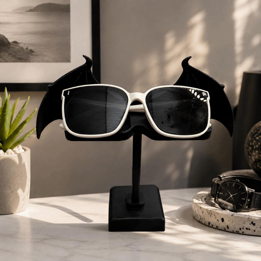 Halloween Ornaments Storage Rack Bat Wing Jewelry Display Stand Eyeglasses Holder Bedroom Decor