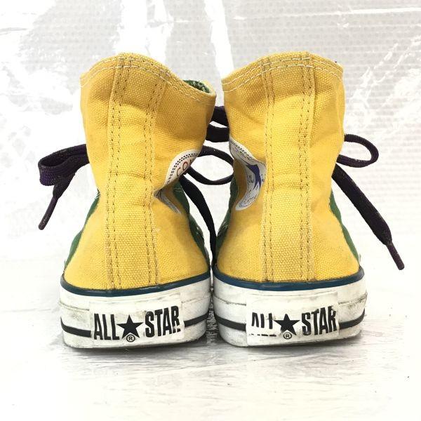 CONVERSE ALL STAR Soccer Brazil Color Hi Top 4.5 23.5 Green Yellow(USED)