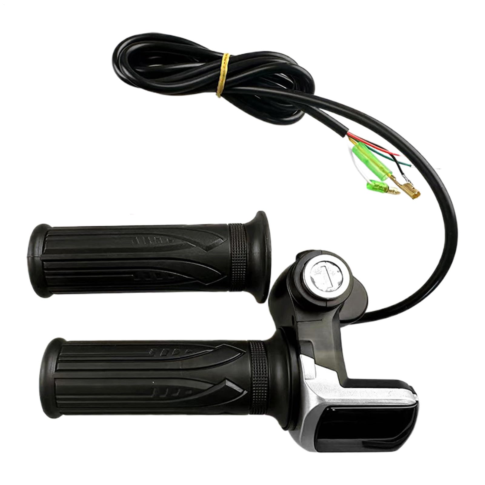 

Electric Throttle Handle - Scooter Twist Grip, Motorcycle Speed Control | ABS Rubber Metal See description