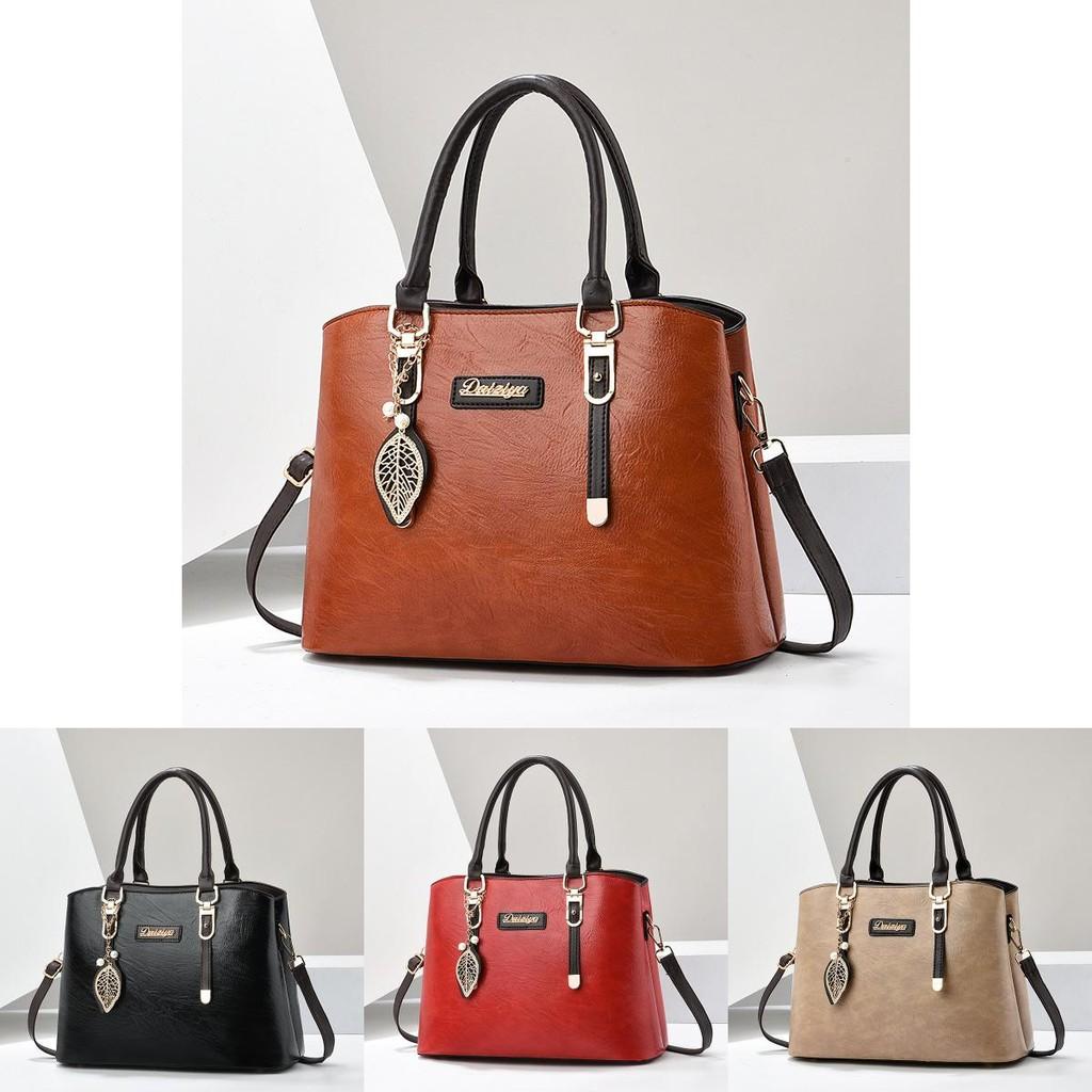 Stylish Retro High Capacity Mom Bag Elegant Tote Bag For Daily Commuting In Various Colors