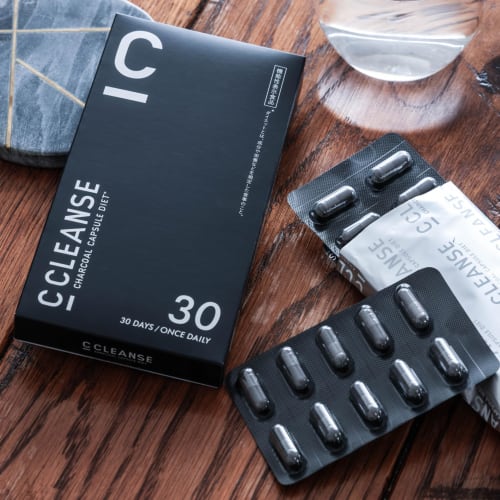 

C CLEANSE Charcoal Diet Supplement with Black Ginger, 30 Capsules (Food with Functional Claims)