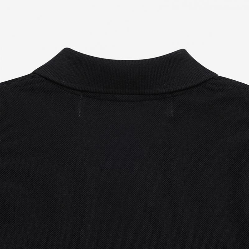 Comme Des Gar Ons Play Red HearT Wappen Polo T shirT Ax T006 051