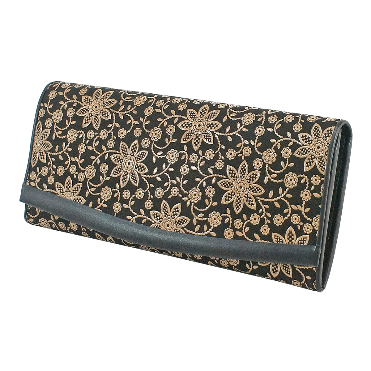 

Гаманець для монет Inden Long Bundle Black x White Clematis Pattern [Indenya] Wallet, Wallet, T, Thin, Included, Deerskin, Lacquer, 2311-11-169