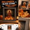 Halloween Glass Night Light for Holiday Home Decor