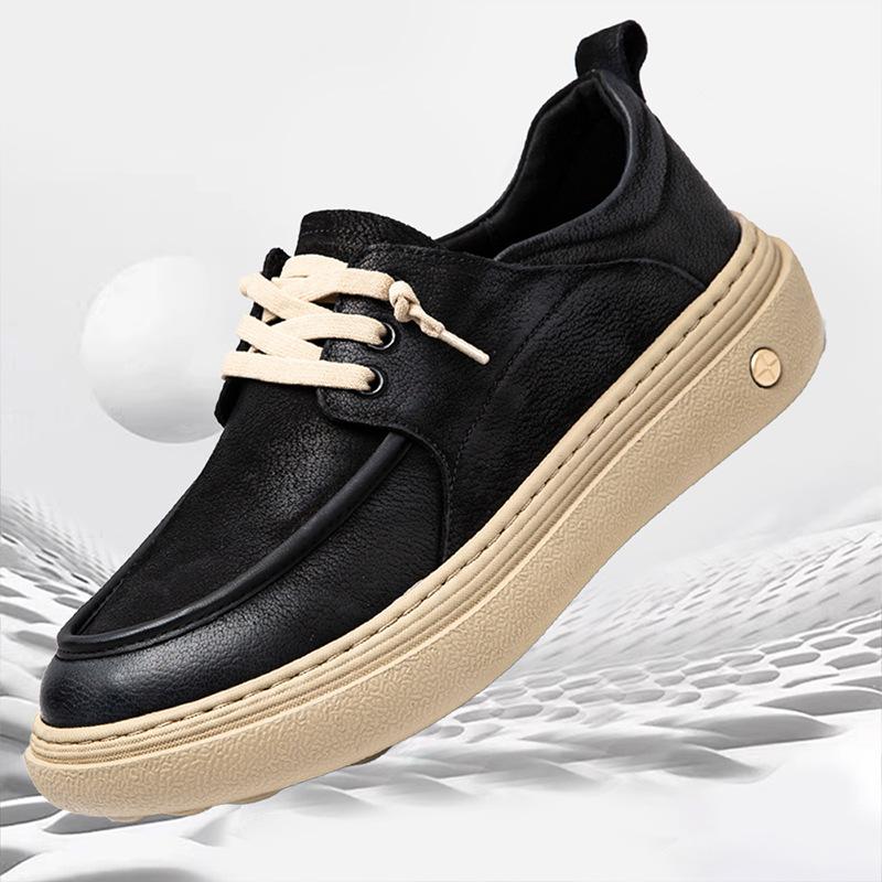 Men's casual board shoes autumn new breathable, light and comfortable men's shoes platform sports running shoes
