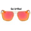 Wader Design Sun Glasses Glasses Men 580P Sunglasses Uv400 Shades Eyewear Gafas Rectangular Durable Metal Metal Spectacle Frame Frame Driving Sun