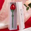 Rose Jewelry Box Creative Ring Necklace Packaging Display Boxes Wedding Ring Gift Box Women's Rings Jewelry Pack Storage Boxes