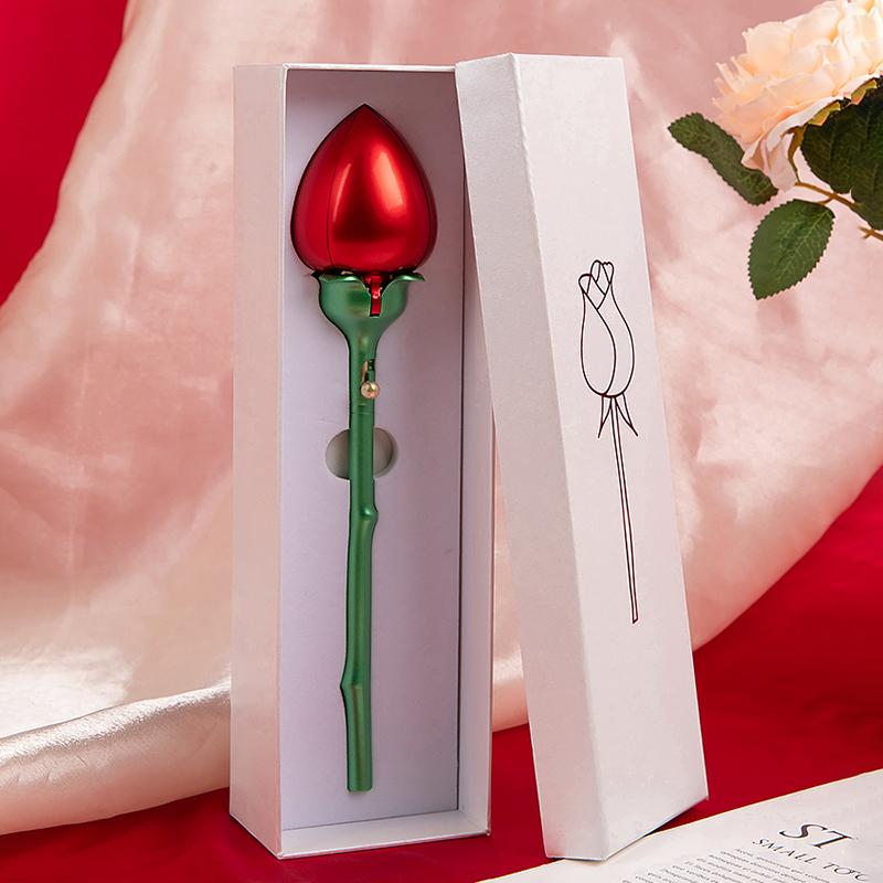 Rose Jewelry Box Creative Ring Necklace Packaging Display Boxes Wedding Ring Gift Box Women's Rings Jewelry Pack Storage Boxes