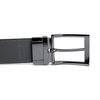 Emporio Armani Belt Width Black Gray Stringer System Compatible Reversible Y4S195 YLO8J 80740 3.5cm Men's [Item]