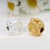 Sterling Silver 999 Hello Kitty Charm Alarm Clock DIY Jewelry Beads.