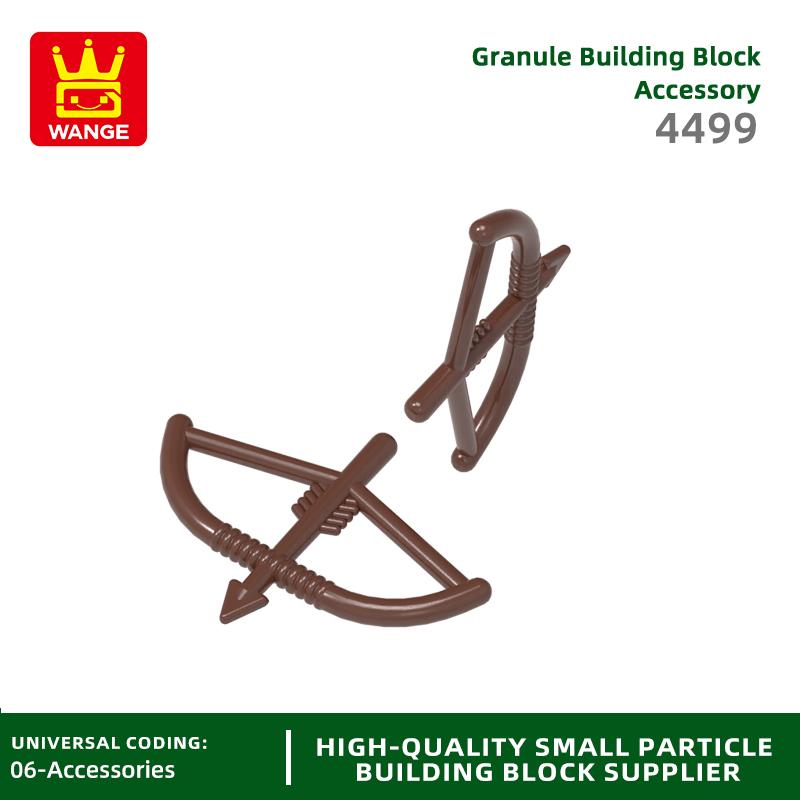 Non-Toxic 200Pcs/Lot 4499 Bow And Arrow Weapon Building Blocks Moc Figures Accessories Compatible With Bricks Children Toys Gift Box