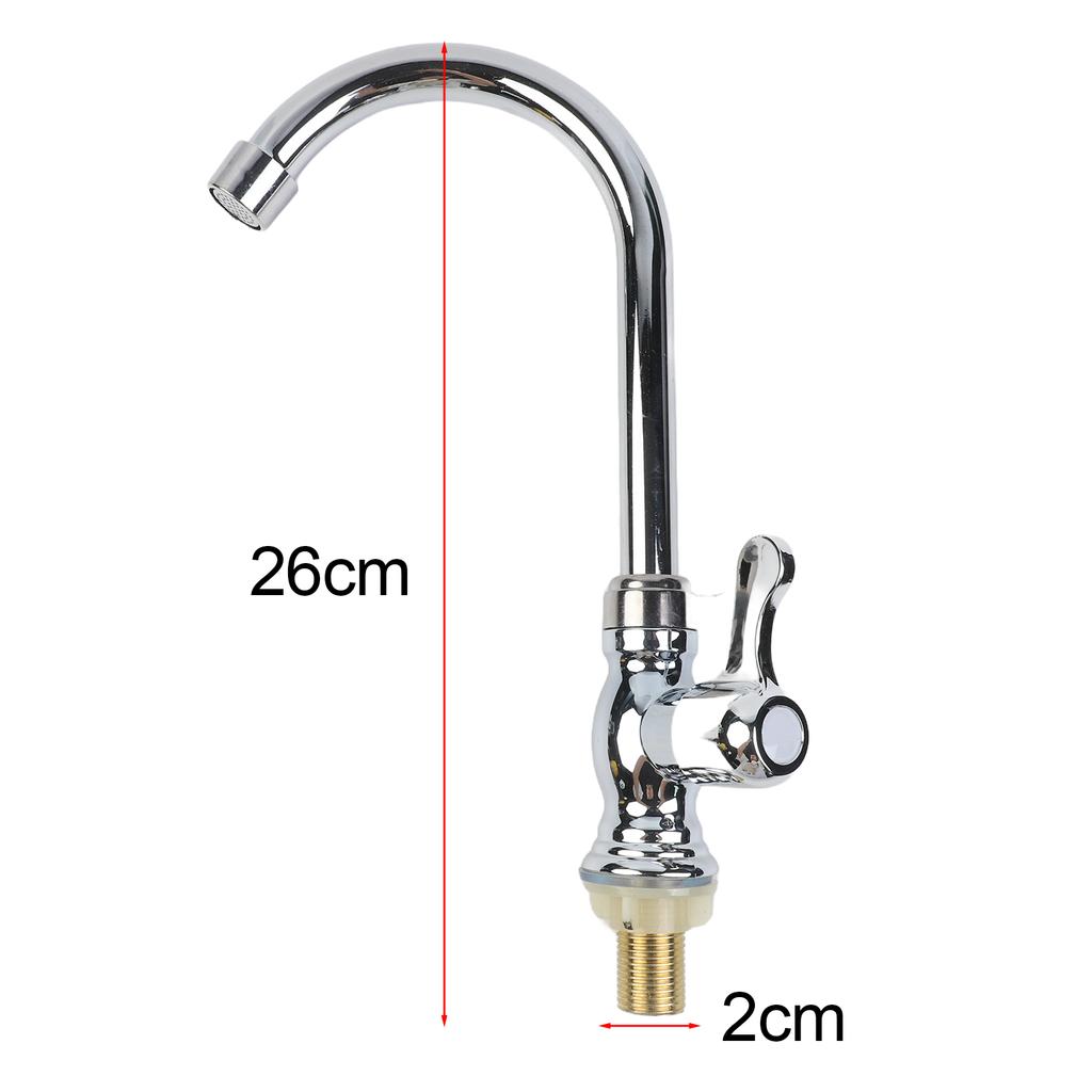 Simplistic Yet Effective Single Cold Water Tap Made from Quality Materials