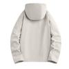 Men'S Loose Half Zipper Hooded Sweatshirt And Submachine Jacket